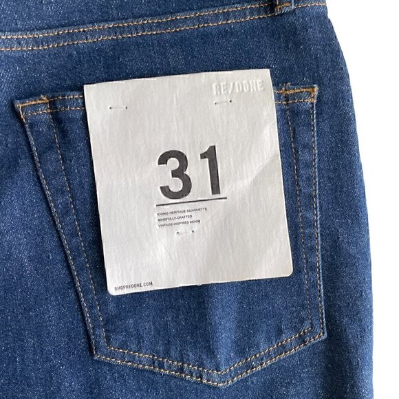 RE/DONE Jeans 70's Ultra High Rise Wide Leg Rigid Like - Picture 6 of 6